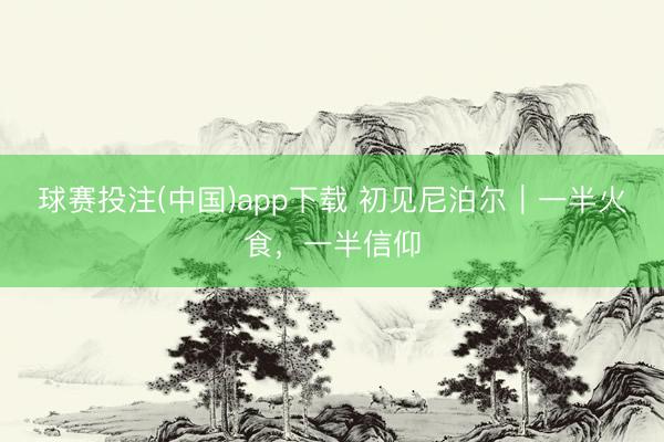 球赛投注(中国)app下载 初见尼泊尔｜一半火食，一半信仰
